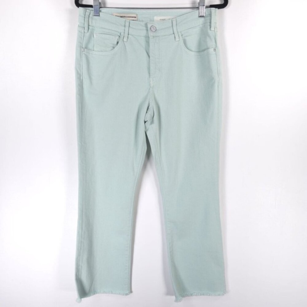 Anthropologie Pilcro & Letterpress SCRIPT Cropped Raw Hem Ankle Jeans‎ Size 31